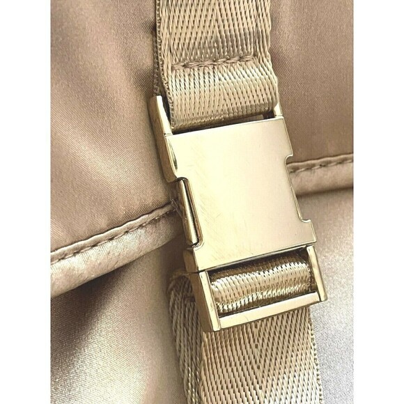 Steve Madden Cole Satin Hobo Slouch Handbag Gym Diaper Bag Rose Gold 90s Y2K - Picture 11 of 12